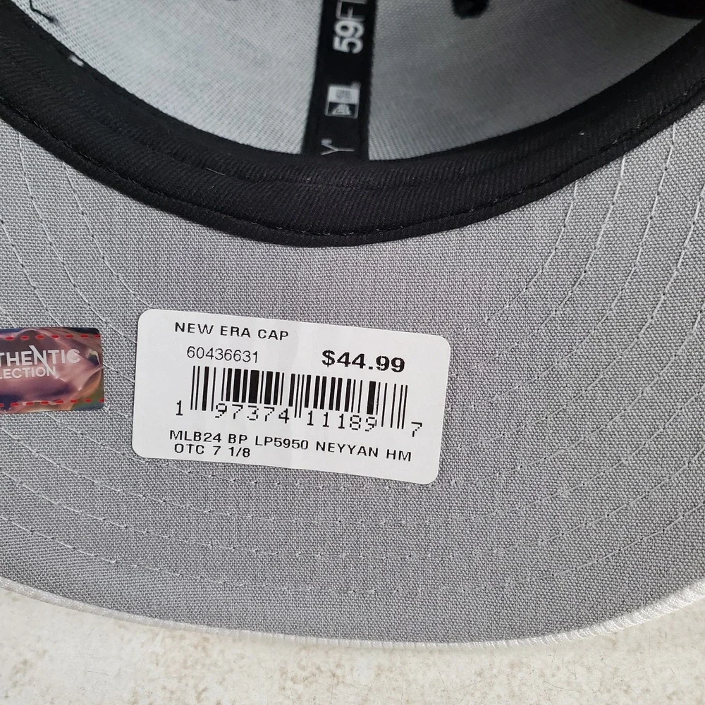 NEW YORK YANKEES New Era 59FIFTY Fitted Hat Sz 7 1/8 MLB Baseball